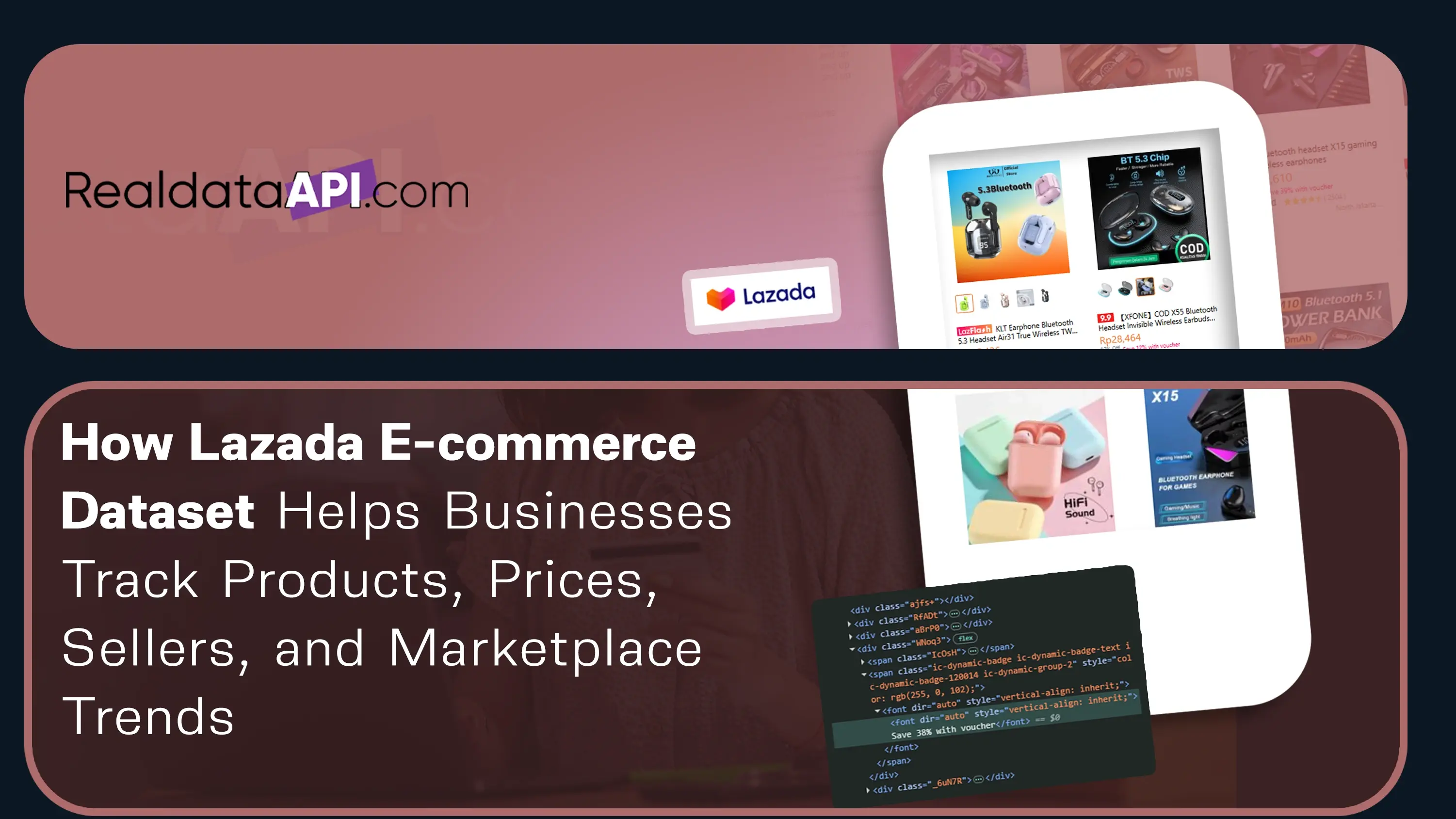 Lazada E-commerce Dataset for Marketplace Intelligence